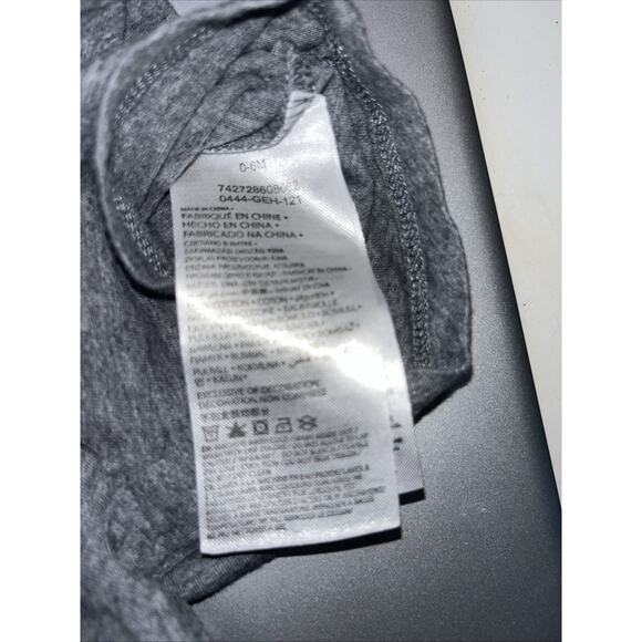 Michael Jordan 23 Baby Boy Romper One-Piece Heather Grey size 0-6 mo. Jumpman - Picture 7 of 7